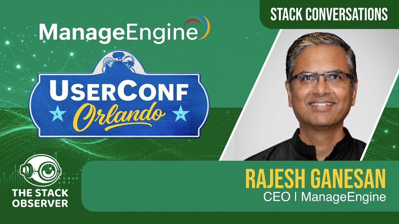 Stack Conversation with Rajesh Ganesan, CEO of ManageEngine video thumbnail