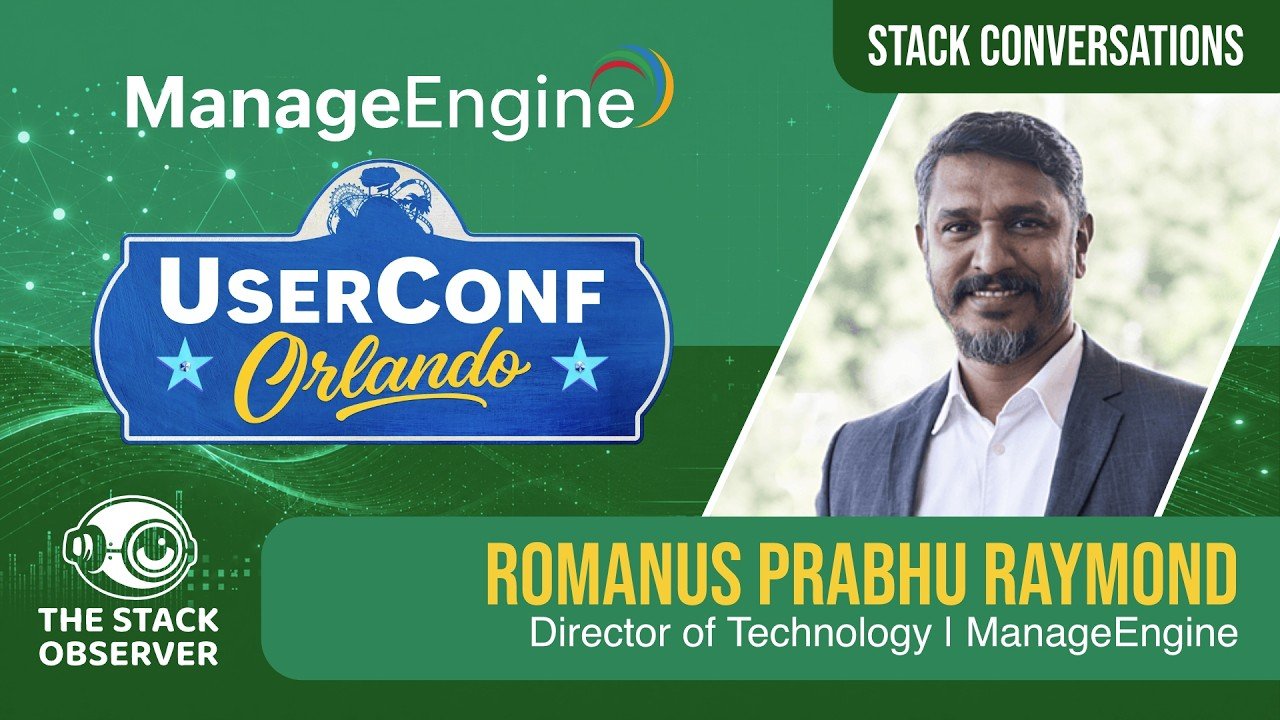 Stack Conversation with Romanus Prabhu Raymond, Director of Technology at ManageEngine video thumbnail